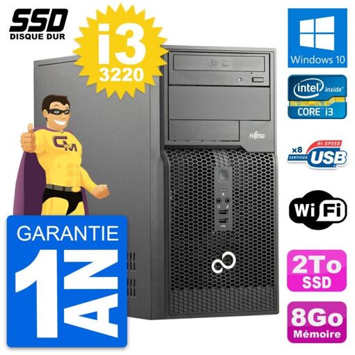 Fujitsu Esprimo P510 Intel Core i3-3220 8GB RAM 2TB SSD Windows 10 PC Tour