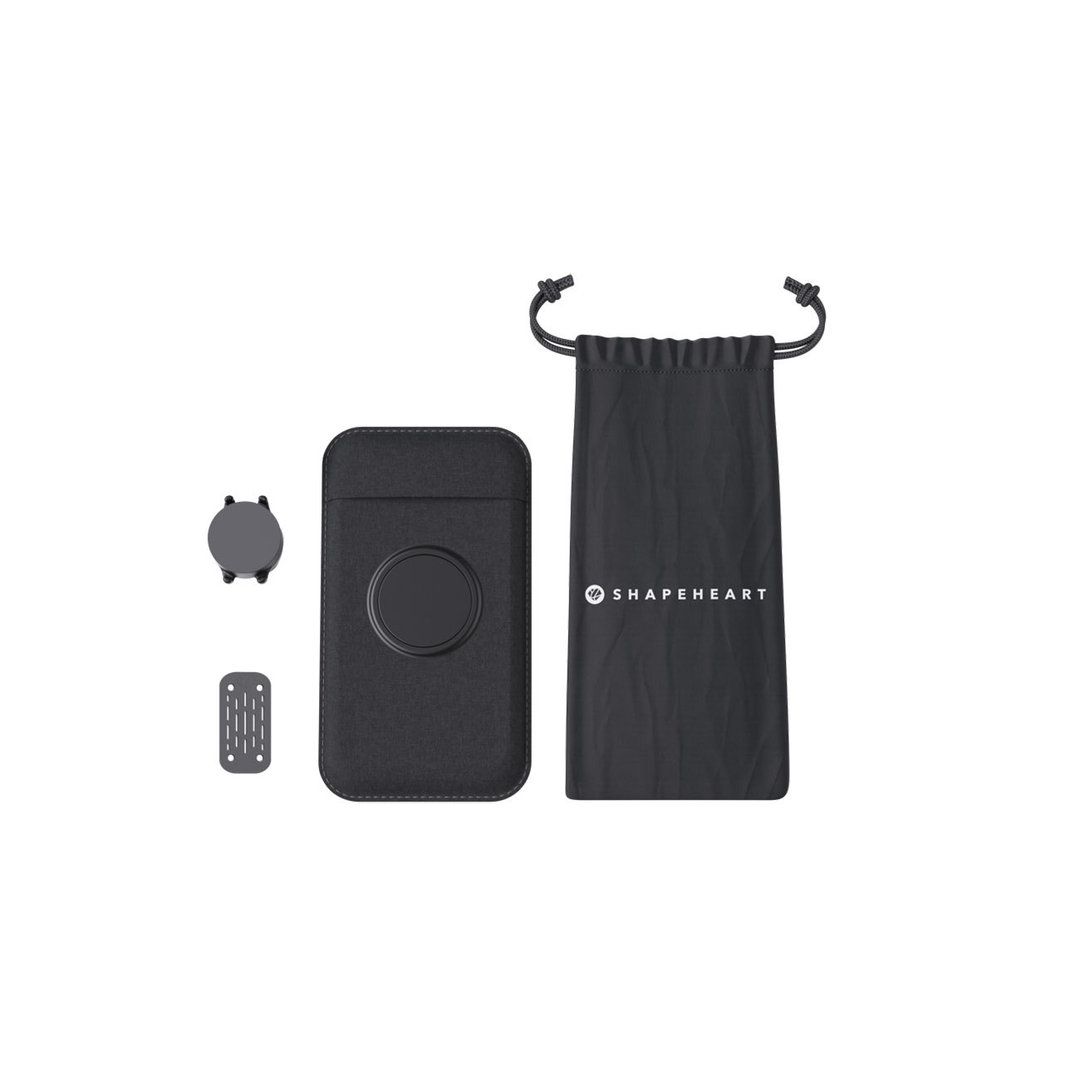 Shapeheart Magnetic Smartphone Mirror Support, Black, Size M