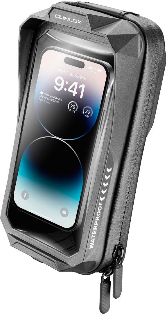 Soporte universal a prueba de agua para teléfono inteligente Interphone, negro