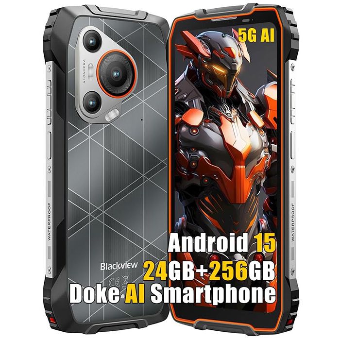 Blackview BL7000 6.78" 5G Phone - 24GB+256GB, 120Hz, 7500mAh, 50MP Camera, Android 14