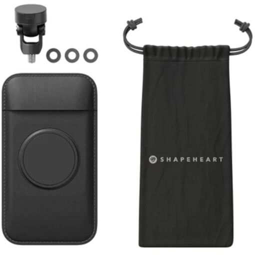 Support de téléphone moto Shapeheart, Noir, Taille 2XL pour Hommes