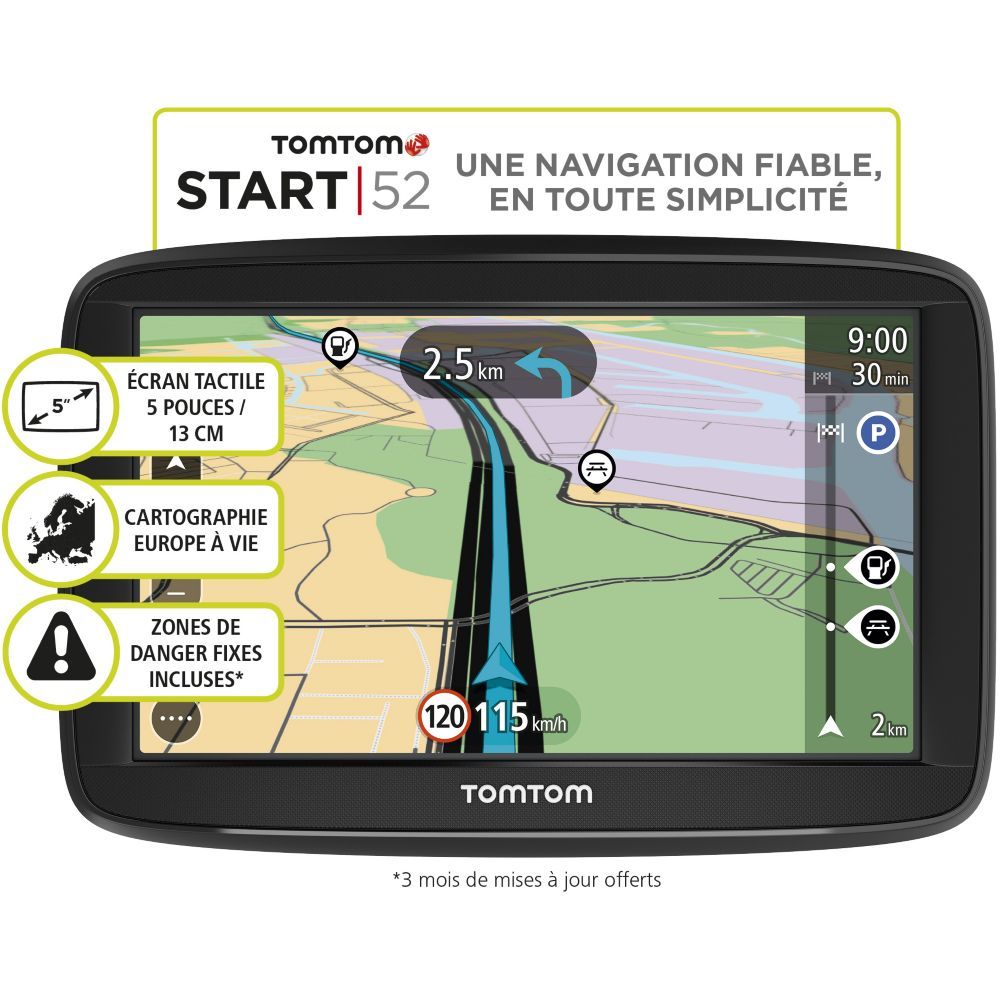 Navegador GPS TomTom Start 52 - Pantalla de 5 pulgadas