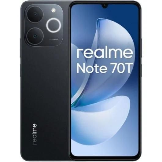 Realme Note 70T 4 Go / 128 Go 6.74" 6000 mAh IA WiFi 5 Android 15 Noir