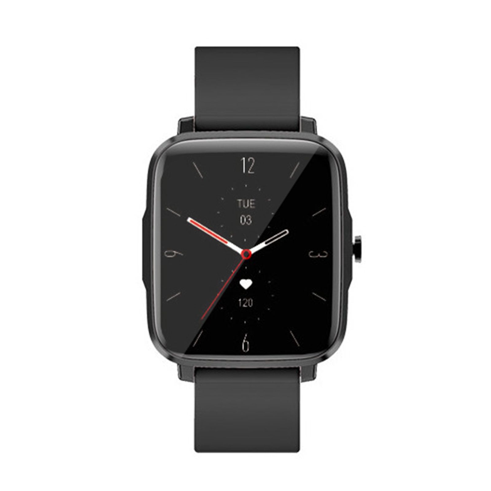Akashi Connected Watch, IP68 Waterproof, 15-Day Battery Life, Black