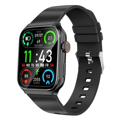 Akashi Bluetooth Smartwatch - Black