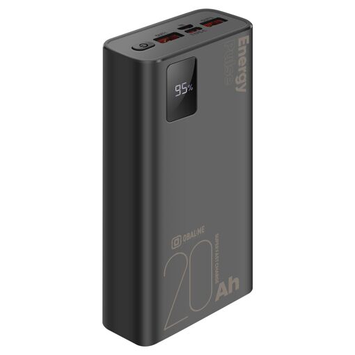 Banca de energía Powerbank 20000 mAh EnergyPulse USB-A/USB-C PD 22.5W con pantalla digital