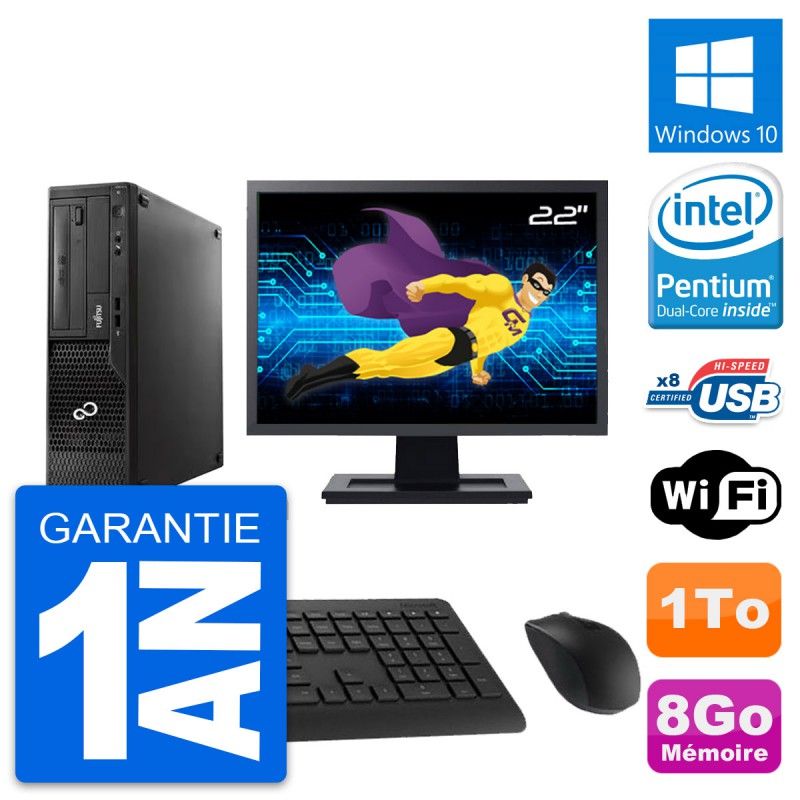Fujitsu E510 DT 22-Inch Desktop Computer