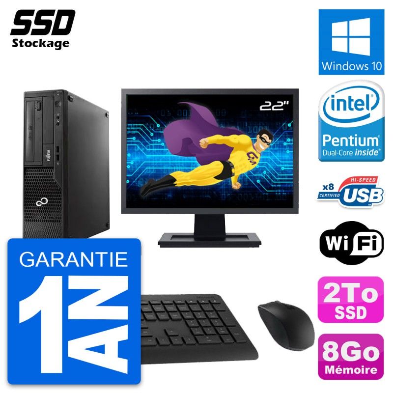 Fujitsu Esprimo E510 DT 22-Inch Desktop Computer