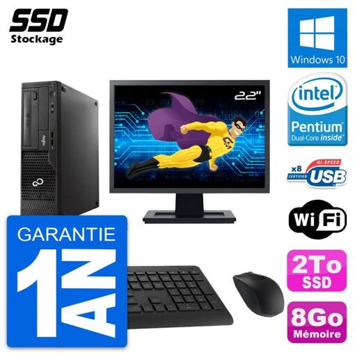 Ordenador de sobremesa Fujitsu Esprimo E510 DT de 22 pulgadas