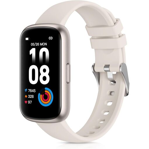 Monre connectée Spider Instinct pour Femme et Homme, Podomètre, Suivi d'activité 1,47'', Moniteur de sommeil étanche 3ATM, Métre de fréquence cardiaque/SpO2 Calories Bracelet [MON8301620]