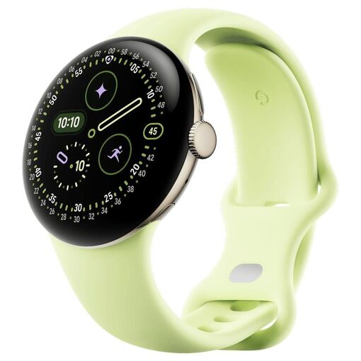 Monre connectée Google Pixel Watch 4 - 41 mm GPS Vert Citron - Wifi