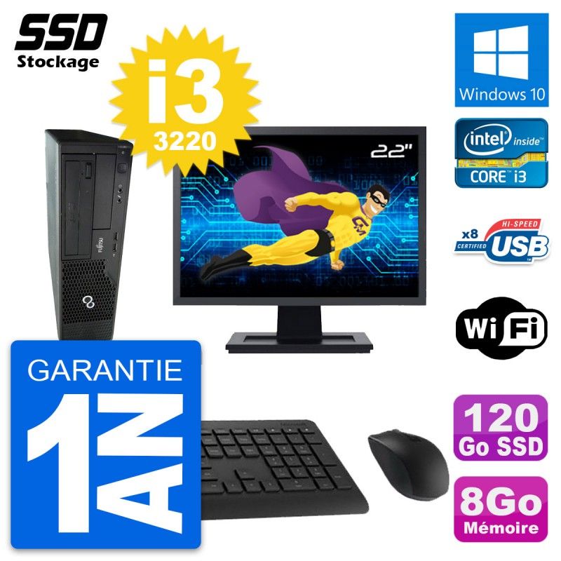 Fujitsu E510 DT 22-Inch Desktop PC