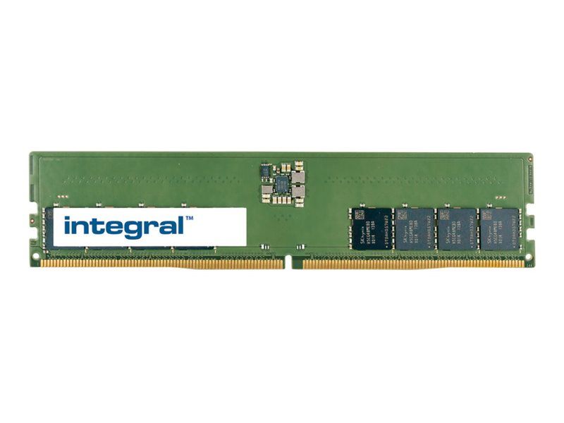 Integral DDR5 16GB (288-pin DIMM, 5600MHz/PC5-44800, CL46, 1.1V, Buffered-less, On-die ECC)