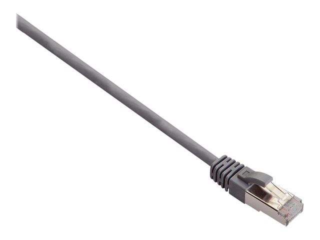 V7 - Cordon de raccordement - RJ-45 (M) pour RJ-45 (M) - STP - CAT 5e - moulé, sans crochet - gris