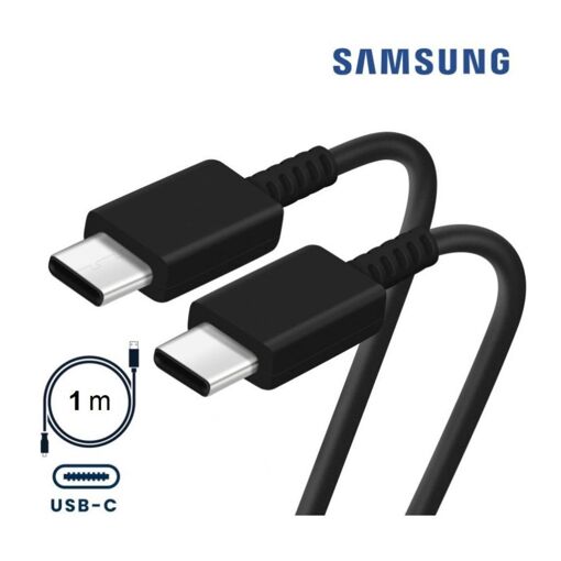 Samsung USB-C to Type-C Cable Set (2x) - 1M, for 15W and 25W Chargers, EP-DA705, compatible with Galaxy A Series