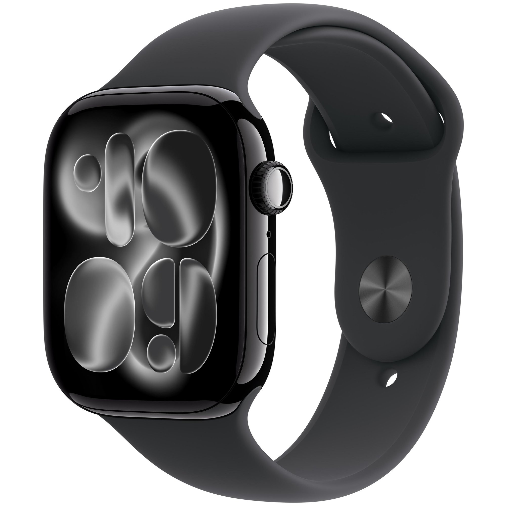 Apple Watch Series 11 GPS + Cellular 46mm Aluminium Case, Black with Sport Band (M/L)