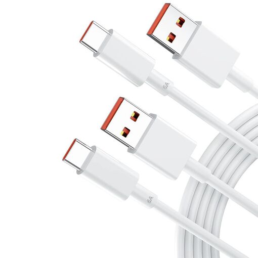 USB-C 1M Quick Charge Cable 6A (2 Pack) for Xiaomi Redmi Series