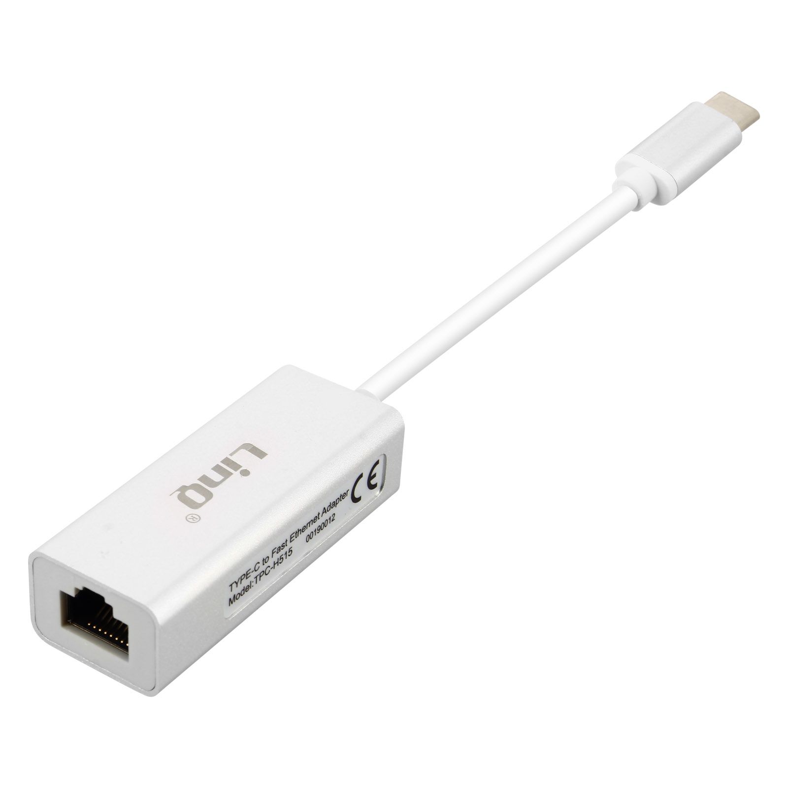 LinQ Ethernet to USB-C Adapter - Quick Connect, Compact Design
