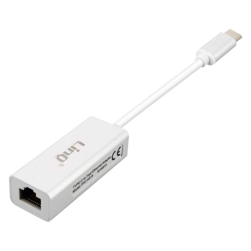 LinQ Ethernet to USB-C Adapter - Quick Connect, Compact Design