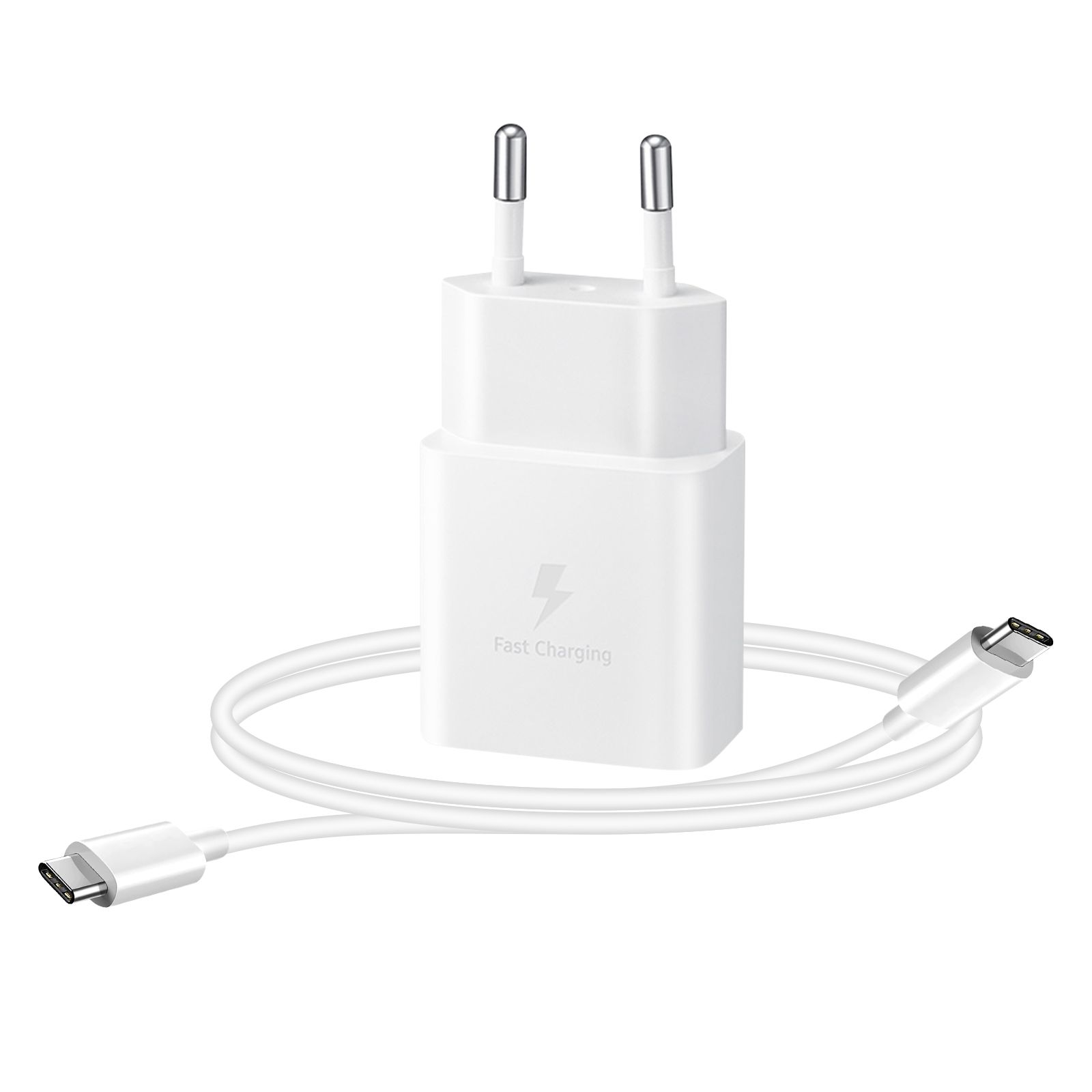 Chargeur et câble USB-C Samsung 15W de puissance de livraison