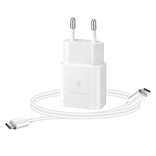 Chargeur et câble USB-C Samsung 15W de puissance de livraison