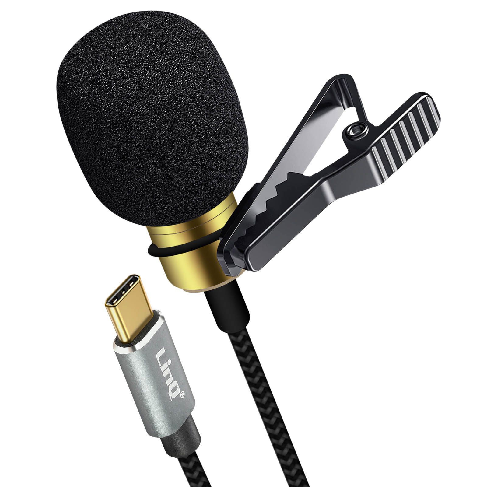 LinQ Omnidirectional USB-C Rotating Clip Cable, 3m