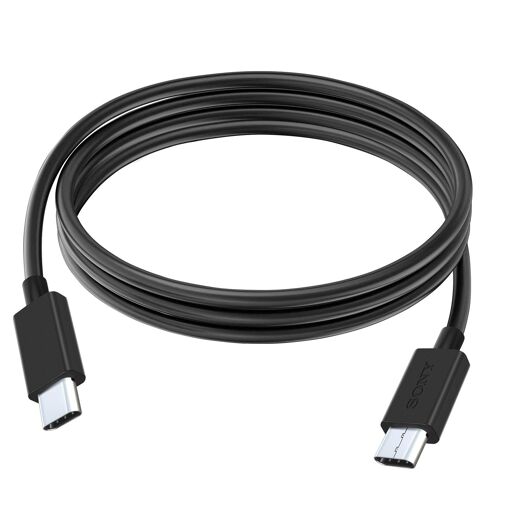 Câble USB-C vers USB-C 1 mètre Sony - Noir