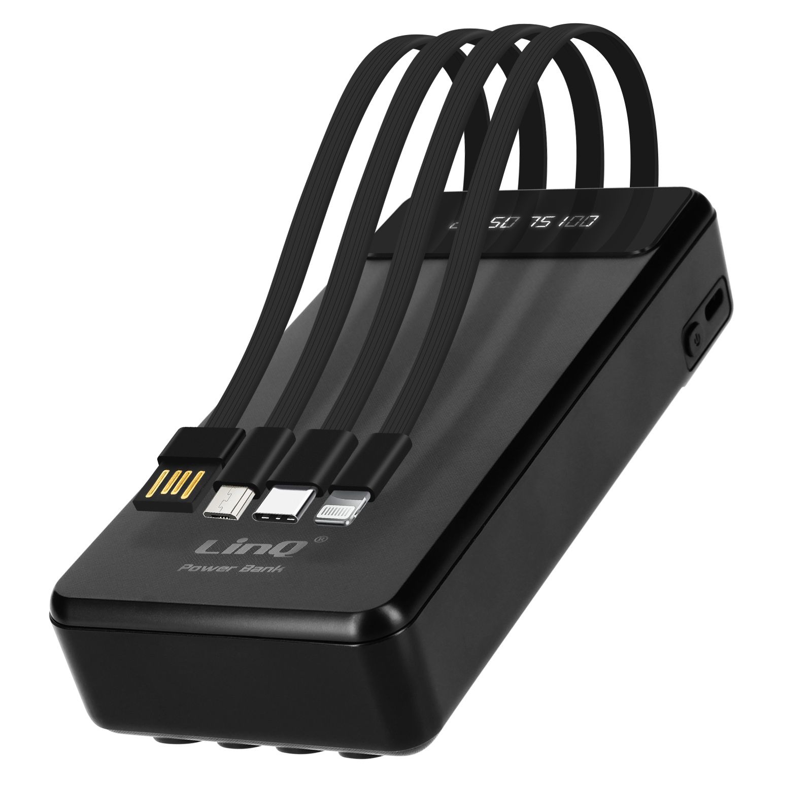 LinQ 25800mAh Portable Power Bank with 4-in-1 Cable