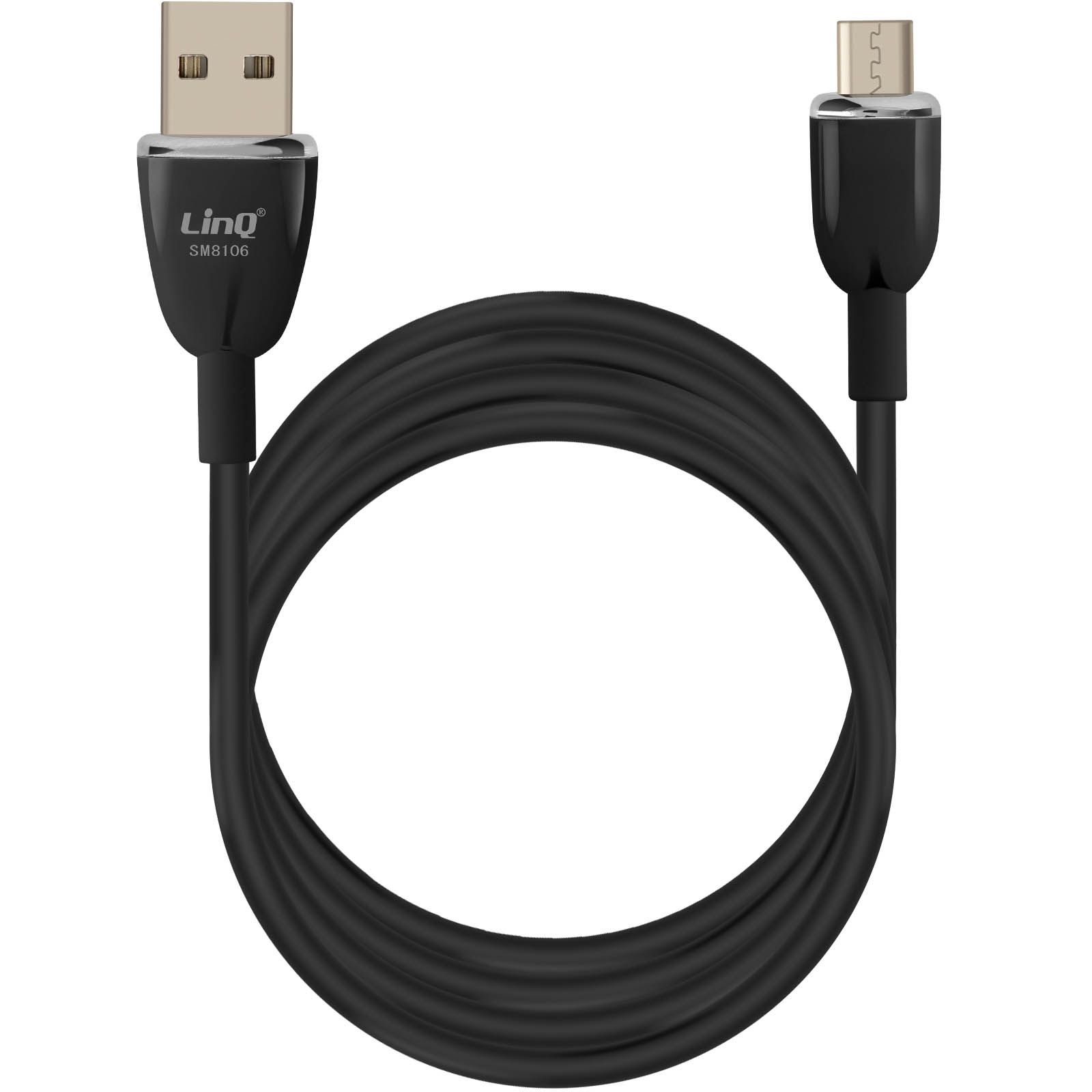 LinQ 3A Fast Charge Micro-USB to USB Cable, 1.2m Black