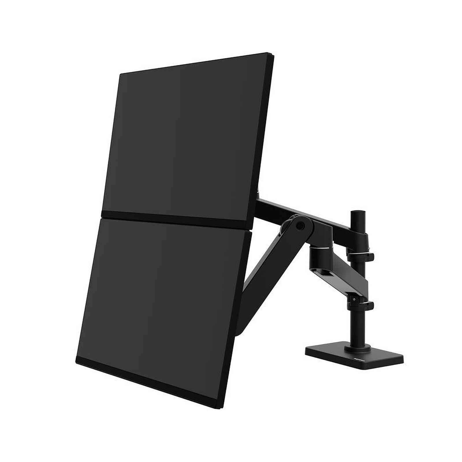 Ergotron LX Pro Bi-Monitor Overlay Arm Black 