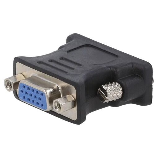 ADNAuto D-Sub 15pin HD Female to DVI-I Male Adapter - Full HD - Black