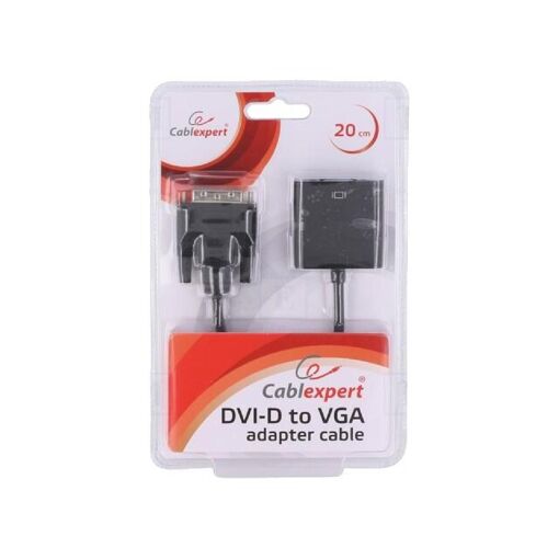 ADNAuto D-Sub 15pin HD Female to DVI-D (24+1) Male Adapter - 0.2m Black