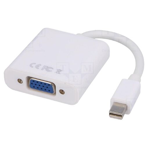 ADNAuto D-Sub HD Female to Mini DisplayPort Male Adapter, 0.15m Black