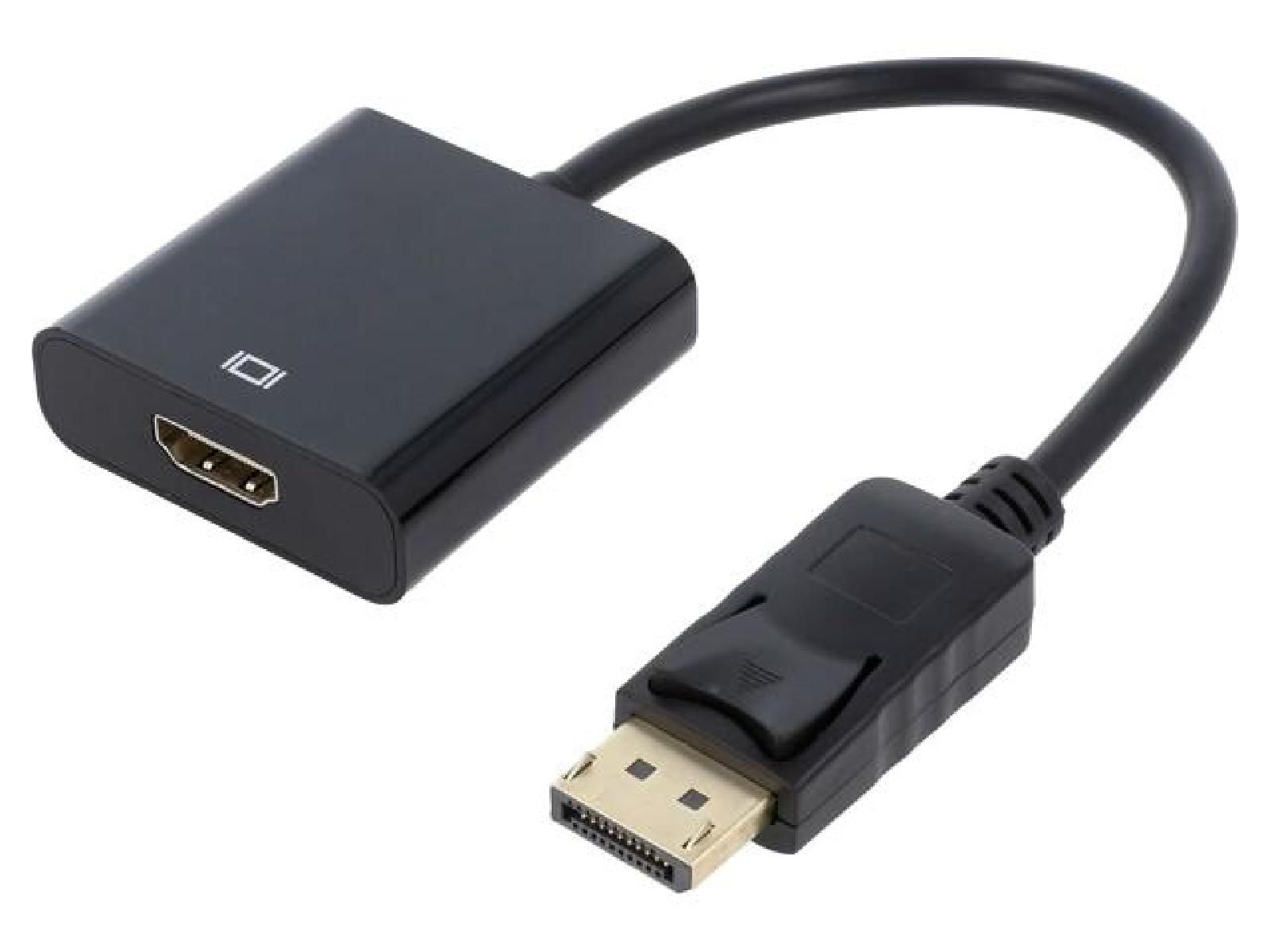 DisplayPort to HDMI Adapter 0.1m - Black