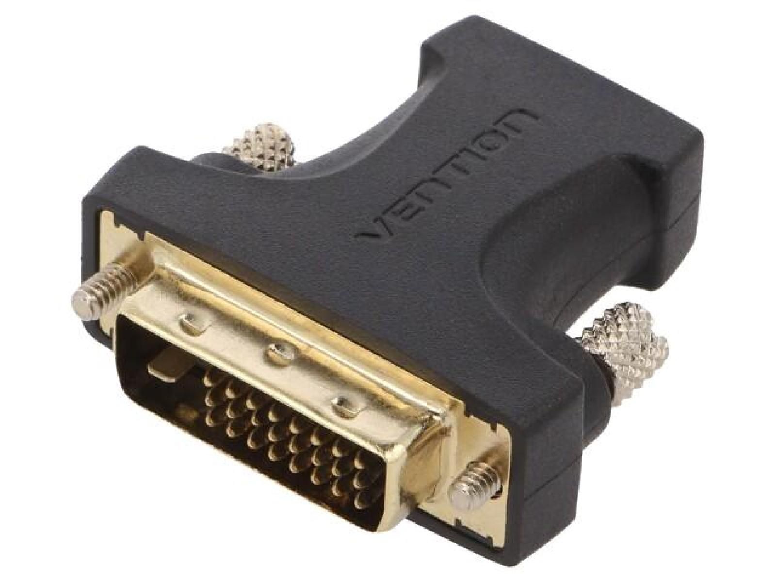 ADNAuto DVI-D to HDMI Adapter - 24+1 - Male to Male - Black