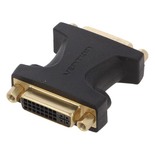 ADNAuto DVI-I Female to Female Adapter (Black)