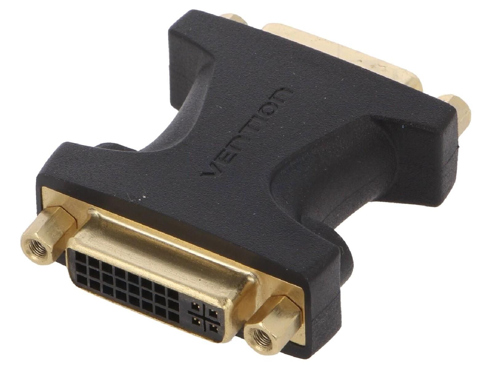 Adaptador ADNAuto DVI-I hembra a hembra (negro)