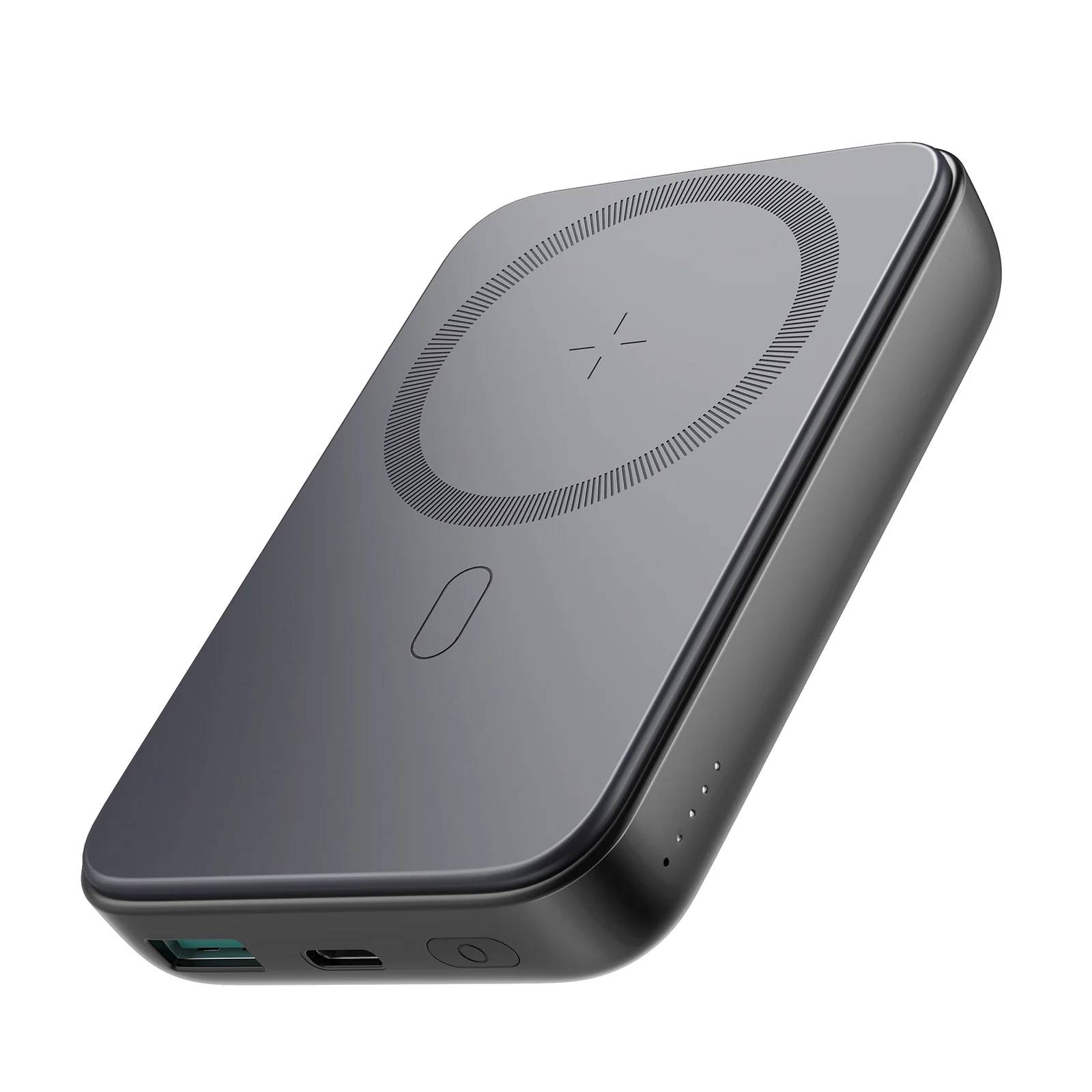 Joyroom Magnetic Mini Power Bank 10000mAh - Wireless Charging and Compact Format - White