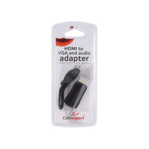 Adaptateur HDMI 1.4 ADNAuto - Femelle 3,5 mm à Mâle D-Sub 15 broches - Full HD - Noir