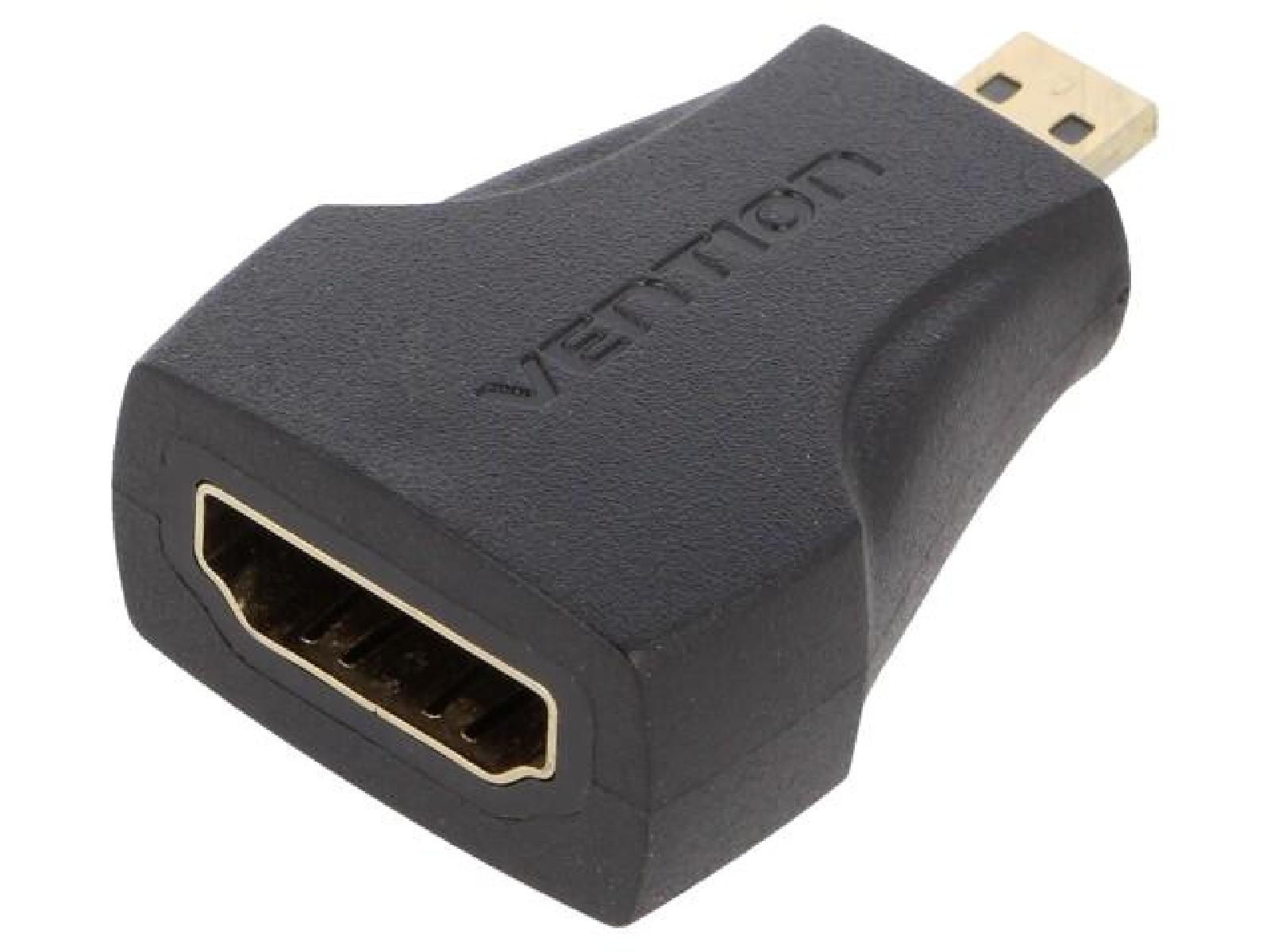 ADNAuto Micro HDMI to HDMI Adapter - Black