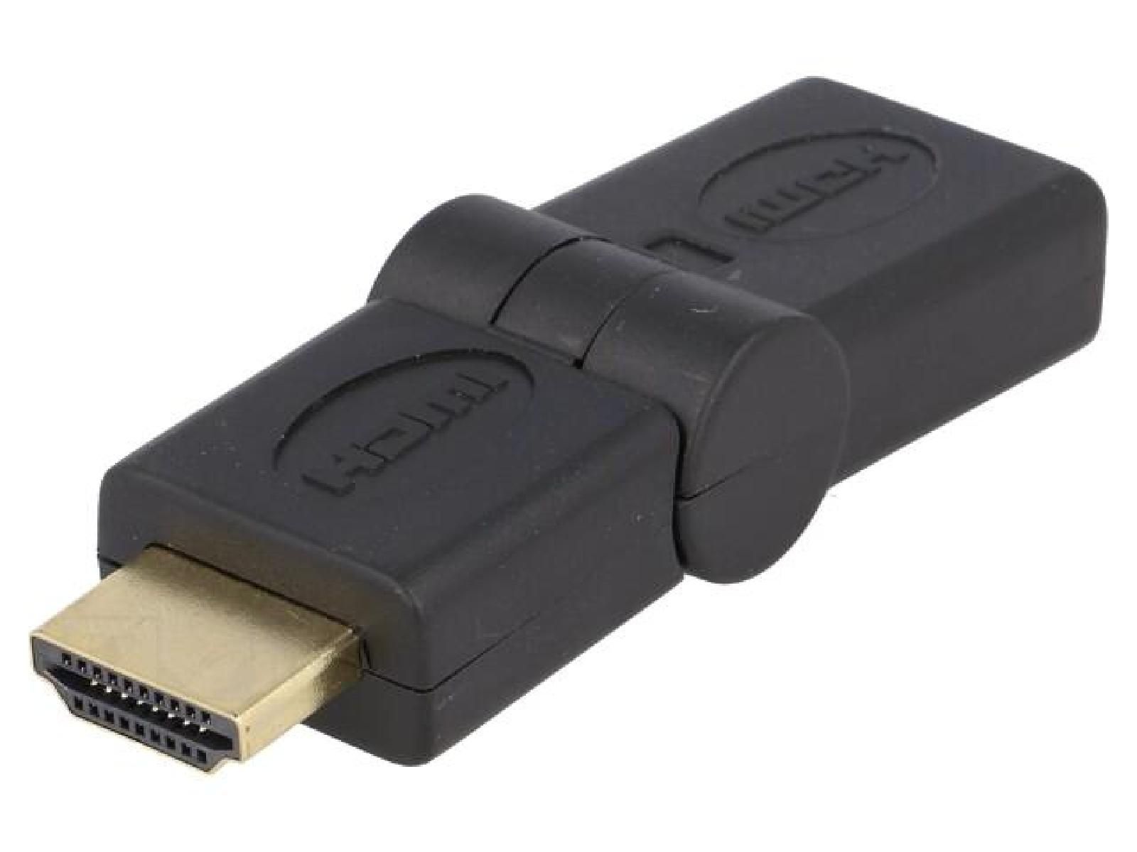 ADNAuto 90° HDMI Female to Male Adapter - Black