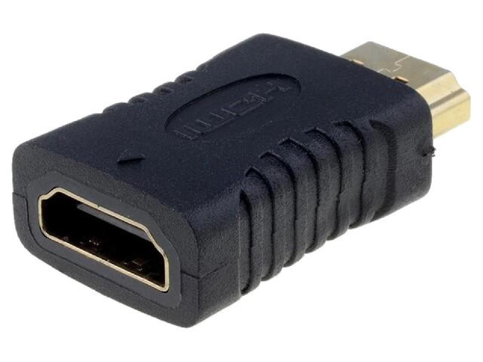 ADNAuto HDMI Female to Male Adapter (Black)
