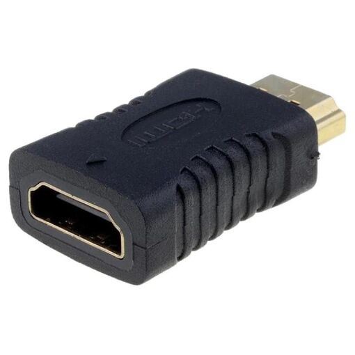 Adaptateur HDMI femelle vers HDMI male ADNAuto noir