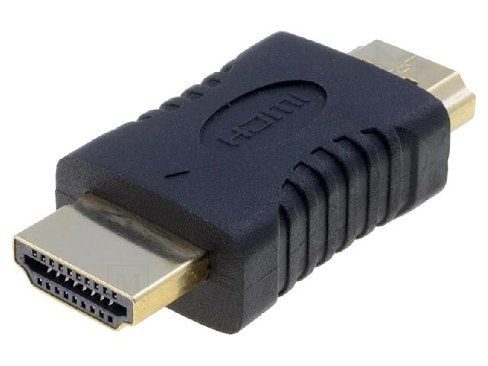 ADNAuto HDMI Male to HDMI Male Adapter (Black)