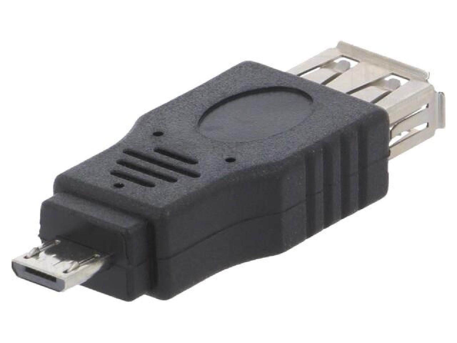 ADNAuto OTG USB 2.0 Adapter - USB A Female to USB B Micro