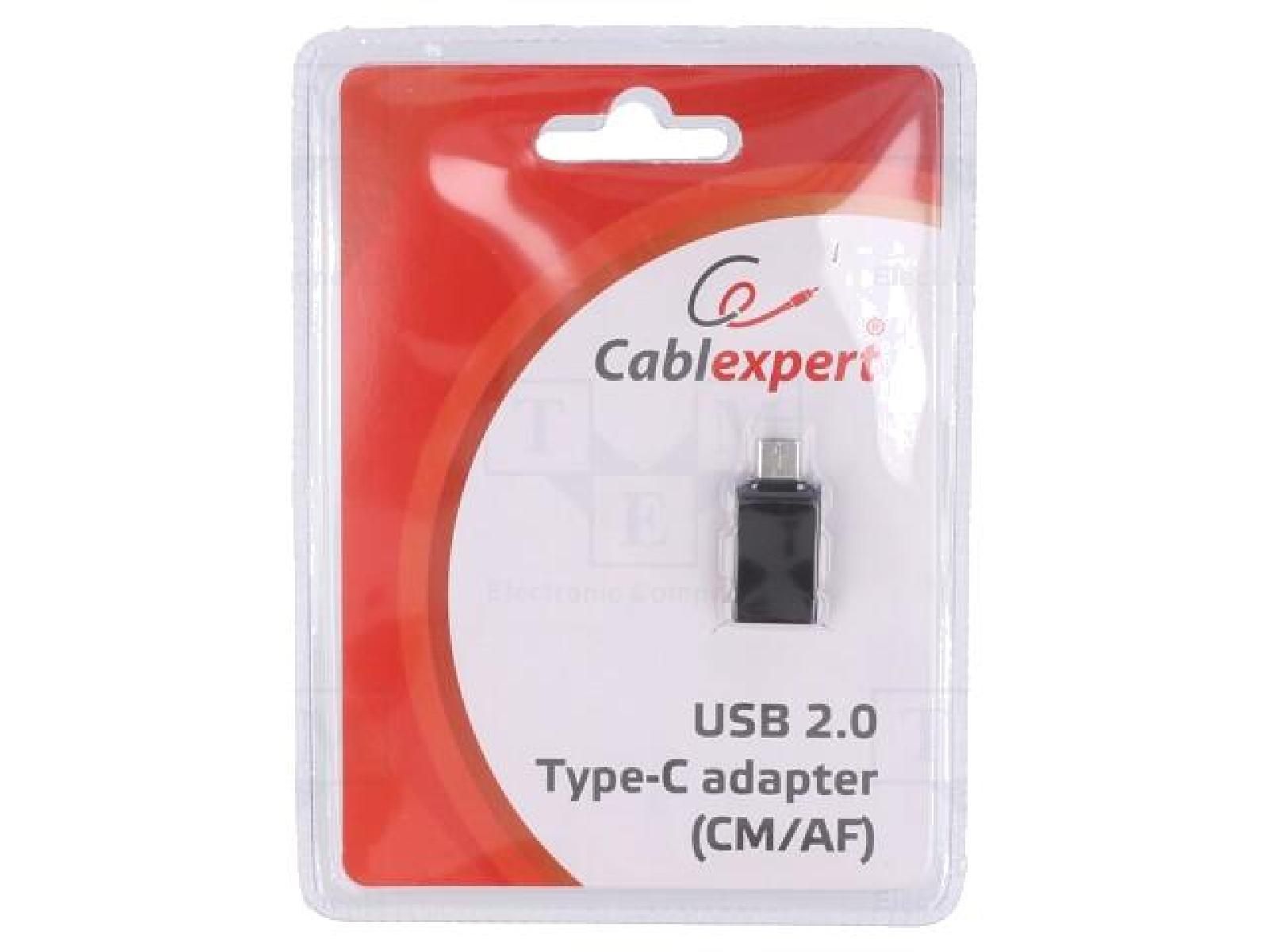ADNAuto USB 2.0 A Female to USB C Male Adapter, Black