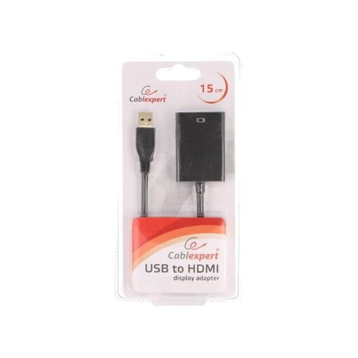 Adaptateur USB 3.0 vers HDMI (0,15 m, Noir) - ADNAuto