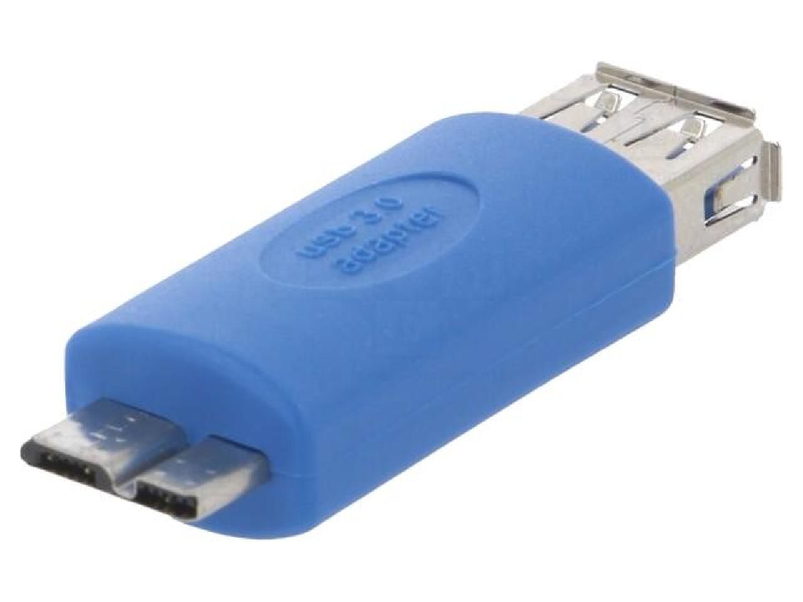 ADNAuto USB 3.0 Adapter - USB A Female to Micro B Male