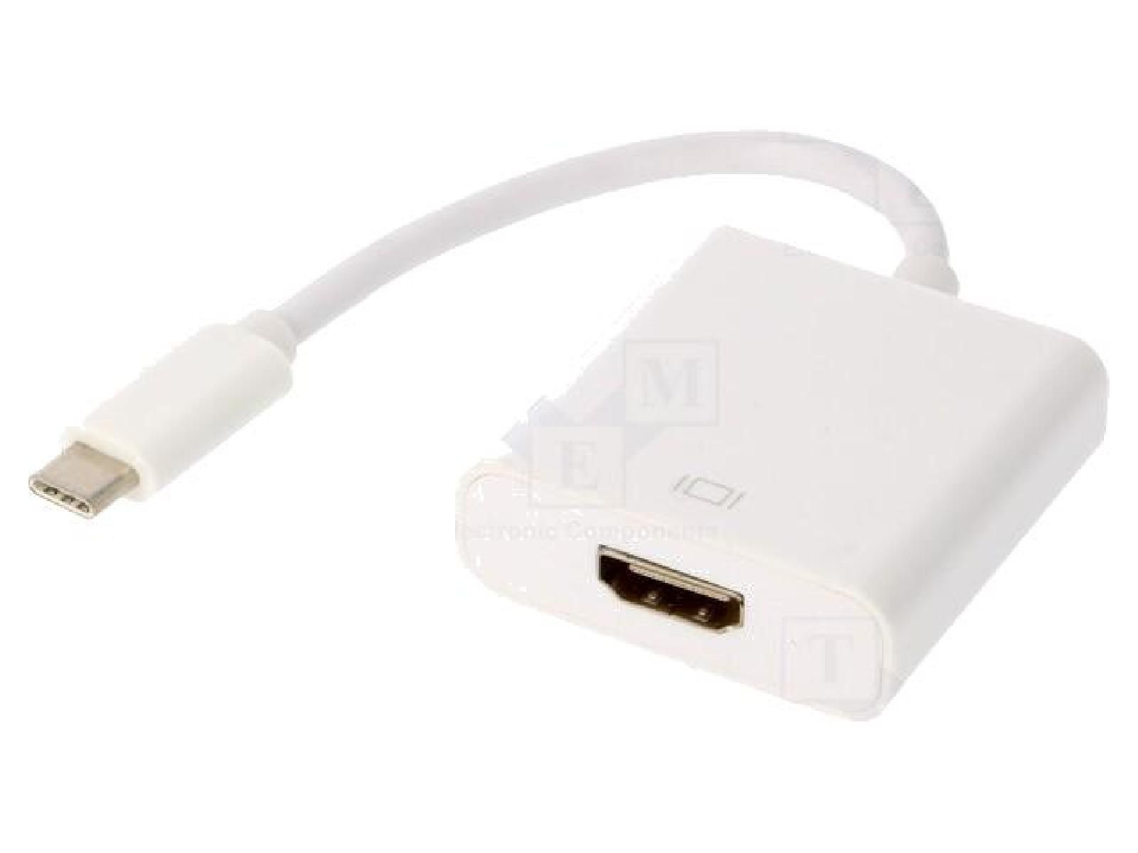ADNAuto USB 3.1 HDMI to USB C Adapter (15cm)