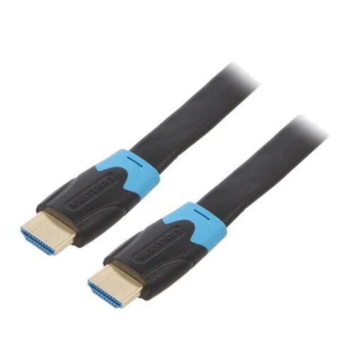 ADNAuto HDMI 2.0 Cable, 1m, Black, 30AWG (Double-Sided PVC)
